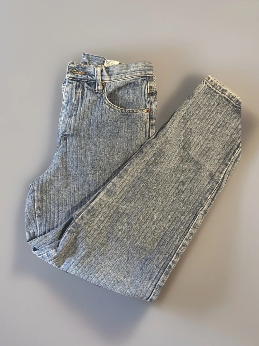 Lei Juniors Straight Leg Blue Medium Wash Denim Jeans 5-Pocket Logo